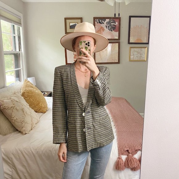 Vintage Austin Hill 1970's Wool Blazer - Picture 2 of 6